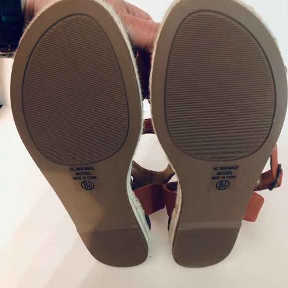 City Classified Burnt Orange Espadrilles - Picture 5 of 7